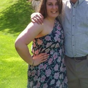 Everly One-Shoulder Navy and Floral flare dress